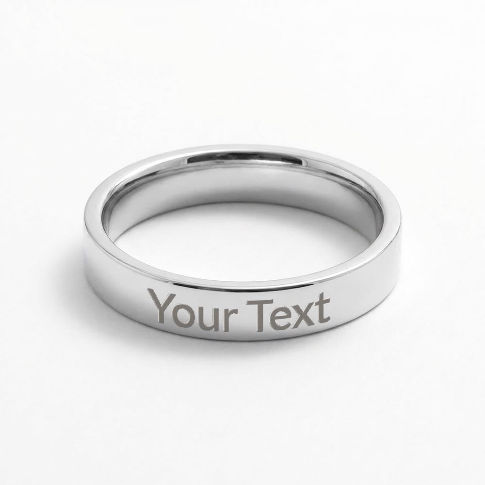 To My Wife - Women's Engraved Ring