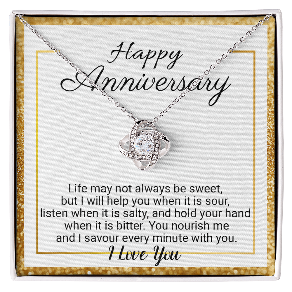 Happy Anniversary - Love Knot Necklace