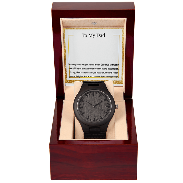 To My Dad - Wooden Watch