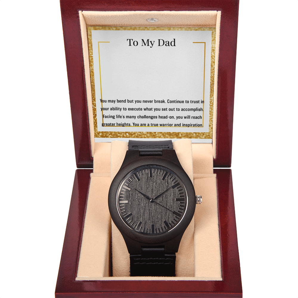 To My Dad - Wooden Watch