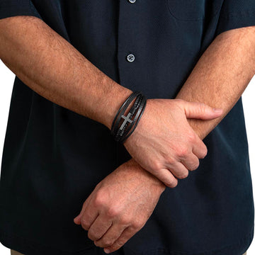 Cross Bracelet For Mens