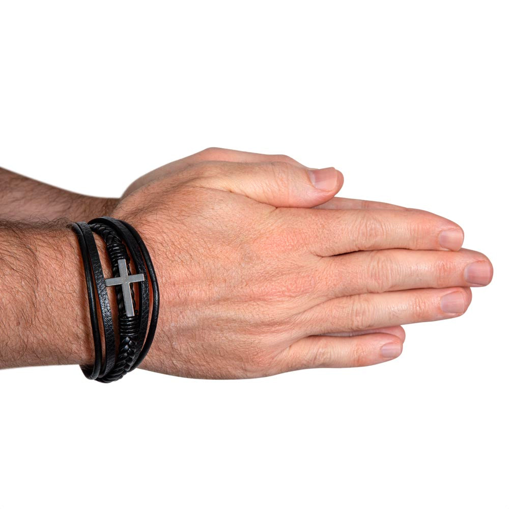 Cross Bracelet For Mens